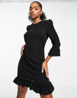 Nobody's Child Fleur Little Black Dress For Women