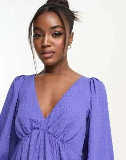 Nobody's Child Ammie Midi Dress In Periwinkle Blue For Women -Nobody’s Child Shop 204237033 3