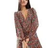 Nobody's Child Lou Balloon Sleeve Midi Dress In Ditsy Red Floral For Women Multi -Nobody’s Child Shop 205897424 1 multi