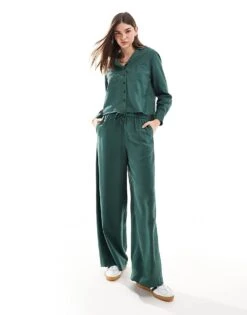 Nobody's Child Alma Shirt Co-ord In Green For Women -Nobody’s Child Shop 205897582 3