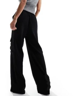 Nobody's Child Carrie Cargo Trouser In Black For Women -Nobody’s Child Shop 205897590 5