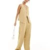 Nobody's Child James Wide Leg Trousers Co-ord In Cream For Women -Nobody’s Child Shop 205897629 1 cream