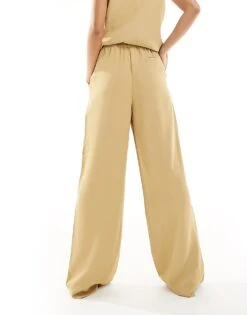 Nobody's Child James Wide Leg Trousers Co-ord In Cream For Women -Nobody’s Child Shop 205897629 5