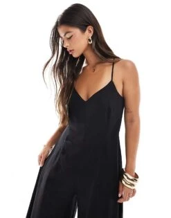 Nobody's Child Maryana Wide Leg Jumpsuit In Black For Women -Nobody’s Child Shop 206193016 4