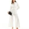 Nobody's Child Miranda Wide Leg Utility Style Jumpsuit In White For Women -Nobody’s Child Shop 206193049 1 white