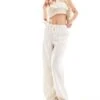 Nobody's Child Shona Wide Leg Trouser In Cream For Women -Nobody’s Child Shop 206196234 1 cream