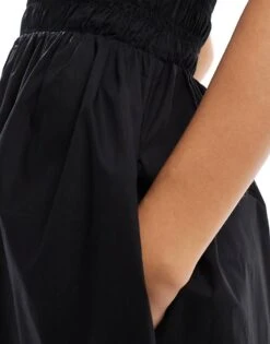 Nobody's Child Annie Bandeau Midi Smock Dress In Black For Women -Nobody’s Child Shop 206213475 3