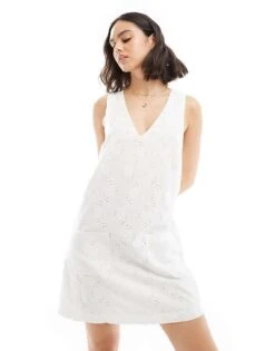 Nobody's Child Piper Mini Dress In White For Women