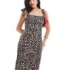 Nobody's Child Adrain Cami Midi Dress In Leopard Print For Women Multi -Nobody’s Child Shop 206526837 1 multi