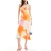 Nobody's Child Ida Midaxi Dress In Watercolour For Women Multi -Nobody’s Child Shop 206671505 1 multi