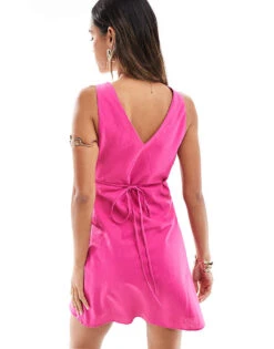 Nobody's Child Harriet Mini Dress In Pink For Women -Nobody’s Child Shop 206701337 4