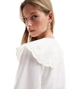 Nobody's Child Orchid Blouse In White For Women -Nobody’s Child Shop 206922710 3