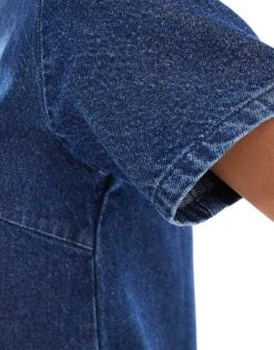 Nobody's Child Nancy Denim Mini Dress In Dark Blue For Women -Nobody’s Child Shop 207142429 3