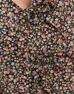 Nobody's Child Bernadetta Tie-front Top In Dark Floral For Women Dixie Ditsy -Nobody’s Child Shop 207153147 3