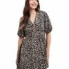Nobody's Child Birdie Denim Mini Dress In Leopard For Women -Nobody’s Child Shop 207273244 1 leopard