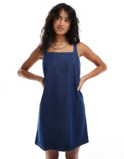 Nobody's Child Elger Denim Pinnie Dress In Blue For Women -Nobody’s Child Shop 207279462 1 blue 1