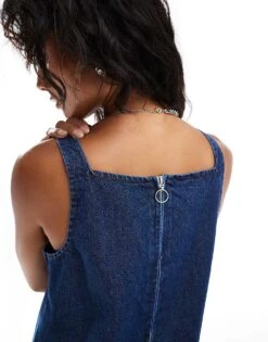 Nobody's Child Elger Denim Pinnie Dress In Blue For Women -Nobody’s Child Shop 207279462 3