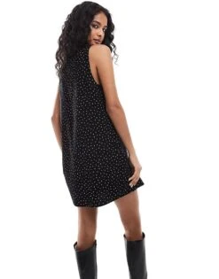 Nobody's Child Coraline Pinny Dress In Spot Print For Women Multi -Nobody’s Child Shop 207279512 4