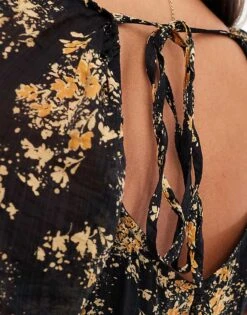 Nobody's Child Martina Sweetheart Mini Dress In Dark Floral Print For Women Multi -Nobody’s Child Shop 207280016 3