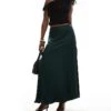 Nobody's Child Milo Satin Maxi Skirt In Green For Women -Nobody’s Child Shop 207280067 1 green