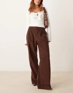 Nobody's Child Ava Cord Trousers In Brown For Women