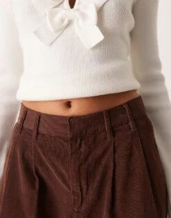 Nobody's Child Ava Cord Trousers In Brown For Women -Nobody’s Child Shop 207324251 5