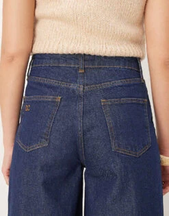 Nobody's Child Flood Wide Leg Jeans In Blue For Women -Nobody’s Child Shop 207332881 4