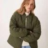 Nobody's Child Bailey Bomber Jacket In Khaki For Women -Nobody’s Child Shop 207557452 1 khaki