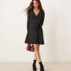 Nobody's Child Lydia Mini Dress In Black And White Spot For Women