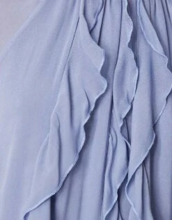 Nobody's Child Dixie Frill Boho Midi Dress In Pale Blue For Women -Nobody’s Child Shop 207786072 3