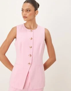 Nobody's Child Waistcoat Co-ord In Pink -Nobody’s Child Shop 208035240 1 pink 1
