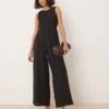 Nobody's Child Ruth Wide Leg Jumpsuit In Black For Women -Nobody’s Child Shop 208035248 1 black