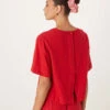 Nobody's Child Billy Linen Top Co-ord In Red For Women -Nobody’s Child Shop 208035257 1 red