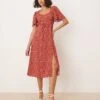 Nobody's Child Dee Dee Midi Tea Dress In Red Ditsy For Women -Nobody’s Child Shop 208035272 1 redditsy