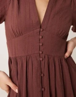 Nobody's Child Starlight Midaxi Dress In Brown For Women -Nobody’s Child Shop 208035352 3