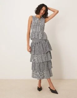 Nobody's Child Sutton Co-ord In Mono Gingham -Nobody’s Child Shop 208035381 1 monogingham 1