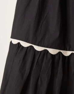 Nobody's Child Topsie Tiered Midaxi Skirt In Black For Women -Nobody’s Child Shop 208035430 5