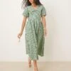 Nobody's Child Birdie Midi Dress In Green Gingham For Women -Nobody’s Child Shop 208035470 1 greengingham