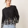 Nobody's Child Aramis Embroidered Blouse In Black For Women -Nobody’s Child Shop 208035511 1 black
