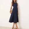 Nobody's Child Shari Sleeveless A-line Button Denim Midi Dress In Indigo For Women -Nobody’s Child Shop 208035780 1 indigo