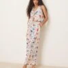 Nobody's Child Reese Linen Wide Leg Trousers Co-ord In Shell Tile Print For Women Multi -Nobody’s Child Shop 208075266 1 multi